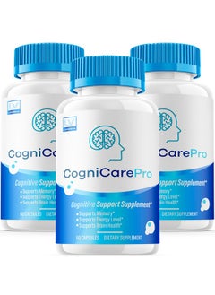 LIVORKA (3 Pack) Cognicare Pro Capsules, Cognicare Pro, Cognicare Pro Pills, Cognicare Pro Advanced Formula, Cognicare Pro Vitamins, Cognicare Pro Formula 180 Capsules for 3 Months  - Image 1