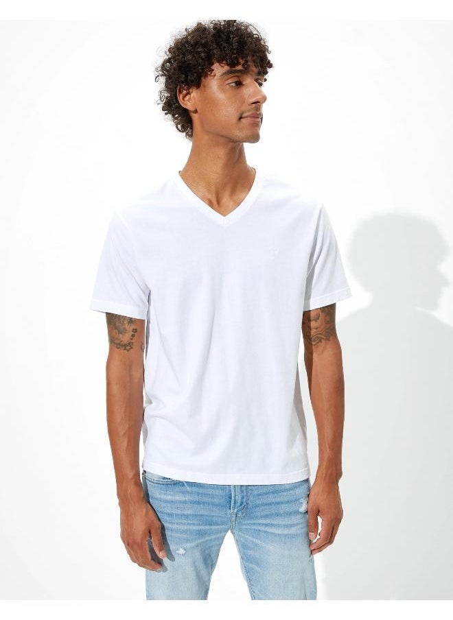 American Eagle AE Super Soft Icon V-Neck T-Shirt  - Image 1