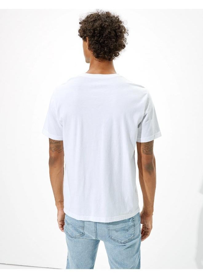 American Eagle AE Super Soft Icon V-Neck T-Shirt  - Image 2