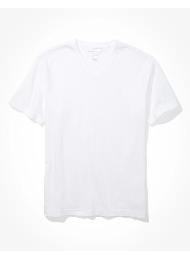 American Eagle AE Super Soft Icon V-Neck T-Shirt - Image 3