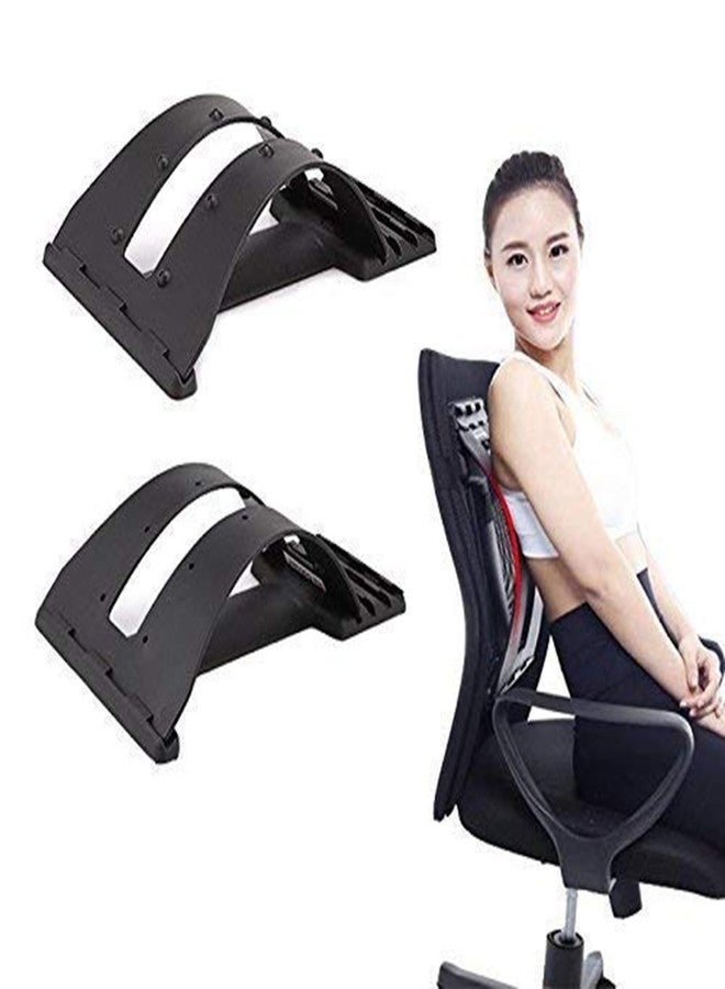 Kriva Back Pain Relief with 3 levels of Lumbar Support Mate -1pc(Black) - Image 2