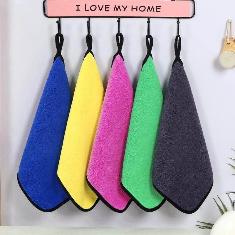 MAX Microfiber Cloth for Car Cleaning (800 GSM, Pack of 5, Size: 30 x 40 cm) Double Sided, High Density, Extra Thick Plush Towel for Car Detailing, Cleaning, Washing and Polishing, Color: Multi-colour - Image 2