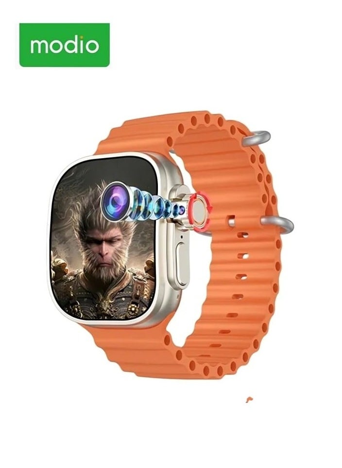 modio Smart Watch ST-13 with 3 Pairs Straps and Support SIM Card Mobile Built-in Iconic Pop-Up Camera Support Google Play and All Apps with Memory 64GB Multicolour  - Image 3