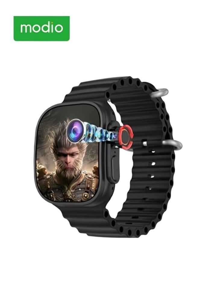 modio Smart Watch ST-13 with 3 Pairs Straps and Support SIM Card Mobile Built-in Iconic Pop-Up Camera Support Google Play and All Apps with Memory 64GB Multicolour  - Image 4