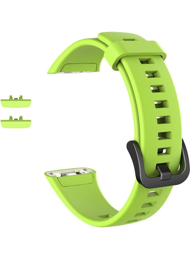 NIBEMINENT Replacement Smartwatch Strap For Honor Band 6 Green - Image 4