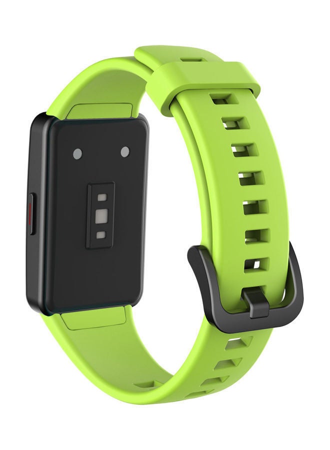NIBEMINENT Replacement Smartwatch Strap For Honor Band 6 Green - Image 3