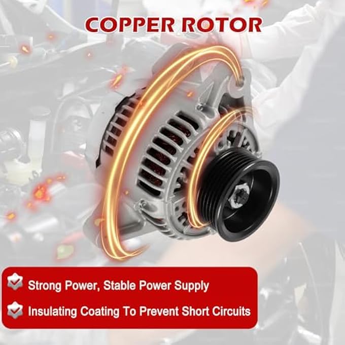 Kessocco 13755 مولد 80A 12V CW بديل لبكرة 6 أخاديد ل ES300 1997-2001 كامري سولارا 2000-2003 V6 3.0L - Image 4