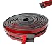 FengleAuto 164Ft T Shape Sunroof Sealing Strip Windshield Rubber Seal Car Weather Stripping Trim for Car Front Rear Windshield MoldingTailgate Adhesive Rubber Seal Strip 30mm - Image 2