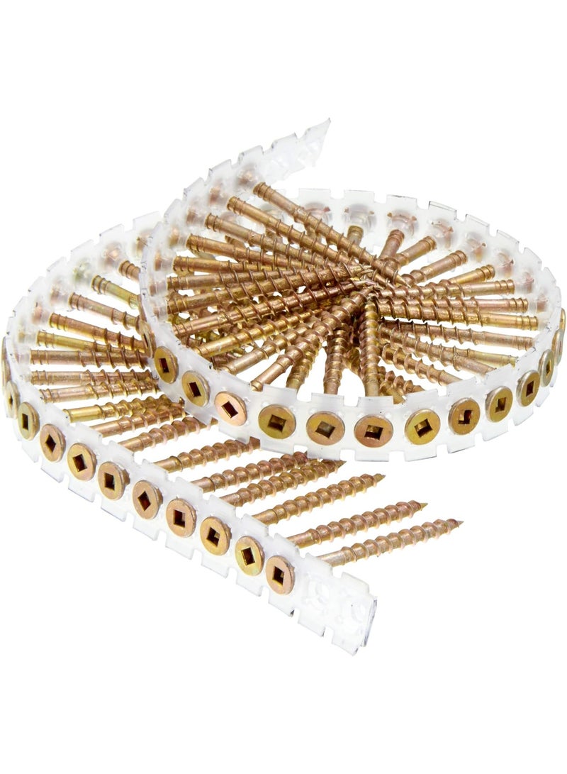 Senco 08F200Y Duraspin# 8 by 2" Subfloor Collated Screw (1, 000per Box) - Image 2