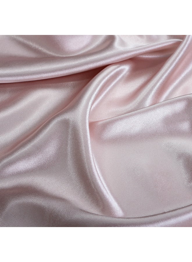 Generic Double-sided Crystal Satin Solid Color Photo Background Cloth Ins Style Jewelry Cosmetics Nail Art Shooting Decorative Props Photography-Body Color:Crystal Satin Powder 75*100cm