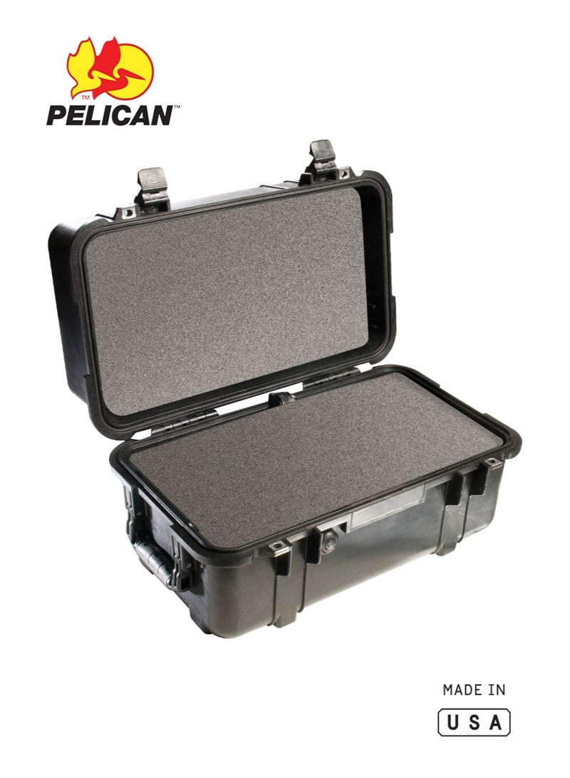 Pelican 1460 Protector Case with Foam, Black, IP67 Waterproof Hard Case - Image 1