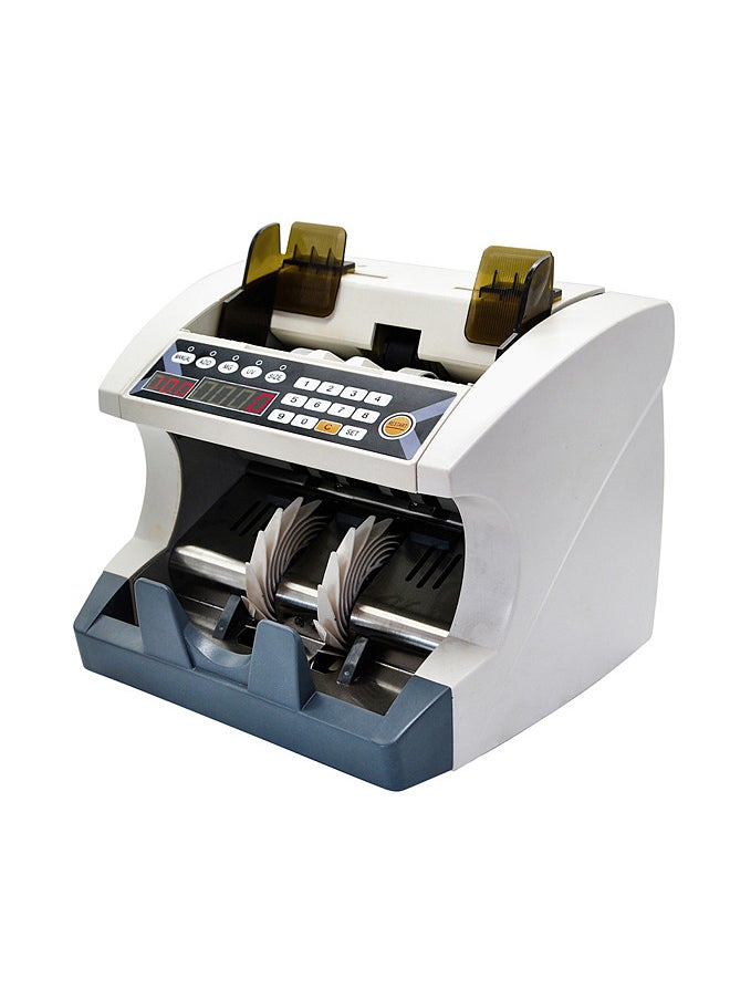 Generic - Multi-Currency Automatic Cash Banknote Money Bill Counter Counting Machine with UV MG Counterfeit Detector External Display for EURO/USD/GBP/AUD/JPY/KRW - Image 1