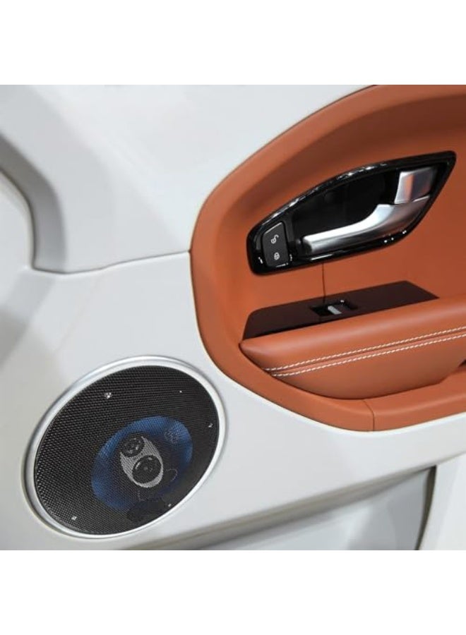 يُسلِّم نظام مكبرات صوت ثلاثي الاتجاهات مقاس 6.5 بوصة - قدرة تحمل طاقة 500 واط ومقاومة عالية ومكبر صوت بيزو عالي التردد لنظام ستيريو السيارة، شكل دائري احترافي كامل النطاق ثلاثي المحاور للصوت العالي - Image 3