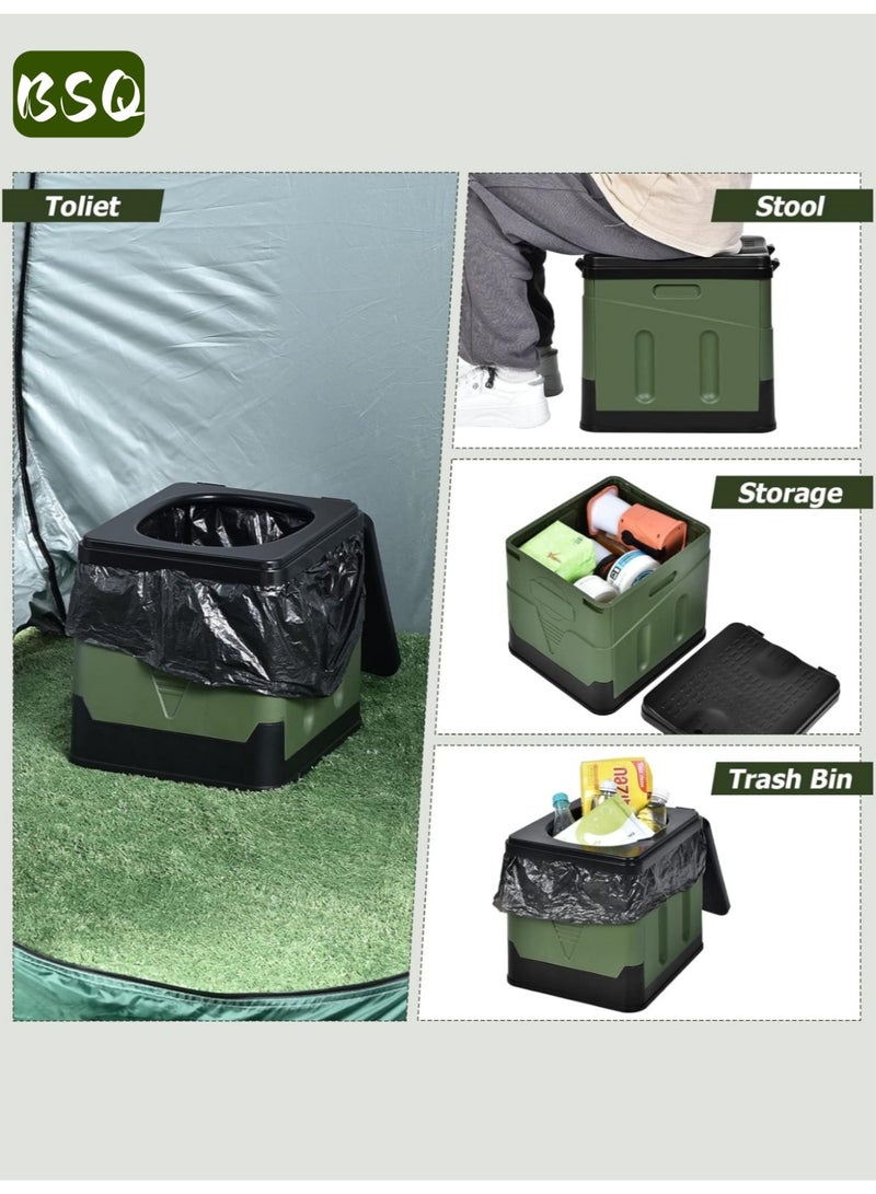 بي إس كيو مرحاض طوارئ | مرحاض تخييم متنقل | مرحاض تخييم | خيمة مرحاض | مقعد مرحاض قابل للطي للتخييم | مرحاض متنقل | مرحاض قابل للطي مطور | كرسي مرحاض خارجي | لوازم التخييم | مرحاض سفر متنقل | سعة الوزن: 450 رطلاً - Image 4