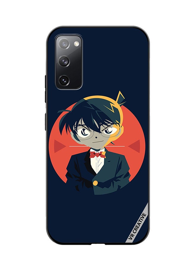VR CREATIVE Protective Case Cover For Samsung Galaxy S20 FE 5G Detective Conan Character Design Multicolour - Image 1