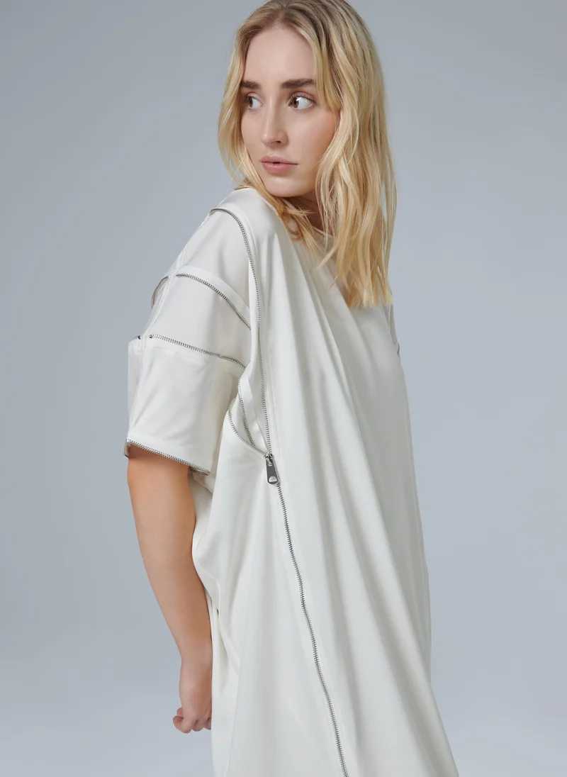 Leem  Zip Detail Kaftan for Women | Best Price UAE