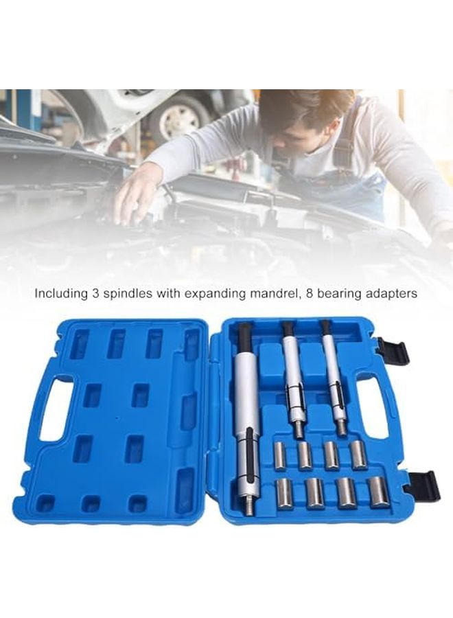 Universal Clutch Alignment Tool Kit Heavy Duty Metal 3 Spindles 8 Adapters 11 Pcs - Image 4