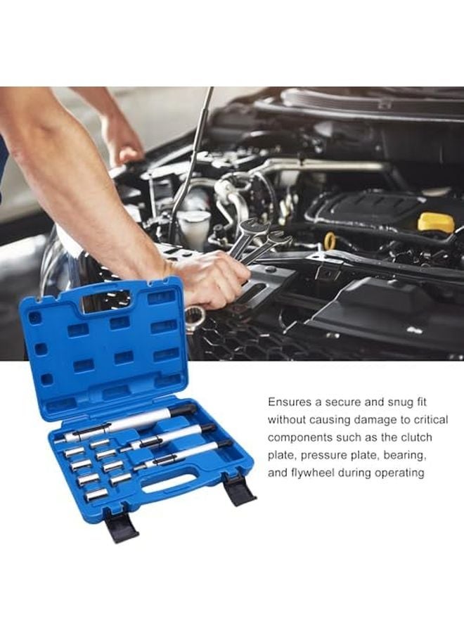Universal Clutch Alignment Tool Kit Heavy Duty Metal 3 Spindles 8 Adapters 11 Pcs - Image 3