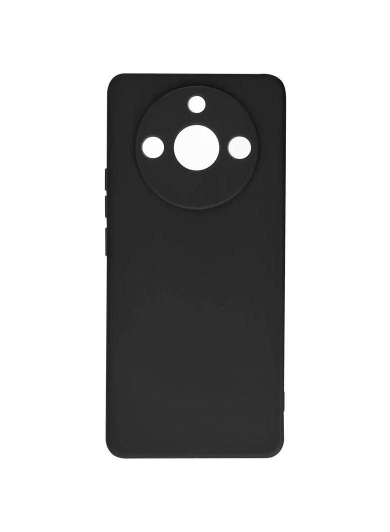 HuHa Case for Realme 11 Silicone Flexible Matte Smudge proof Black
