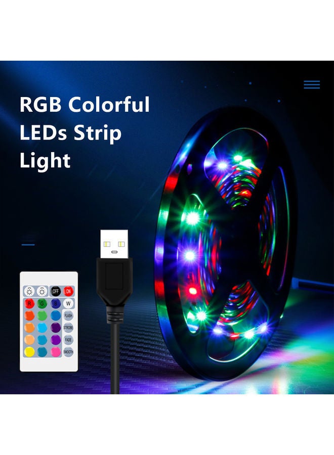 نيبمينينت شريط إضاءة LED بإضاءة متعددة الألوان RGB مع جهاز تحكم عن بعد بالأشعة تحت الحمراء أبيض 4متر  - Image 5