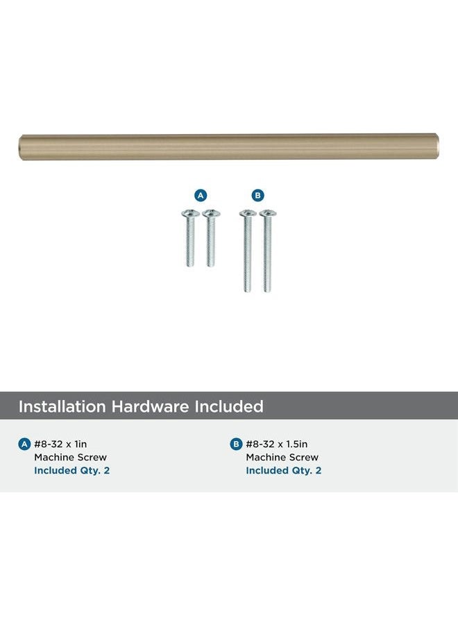 Amerock BP40517BBZ Bar Cabinet Pull, Golden Champagne, 5-1/16" - Image 5