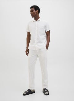 JACK & JONES Solid Mid Rise Regular Fit Joggers  - Image 3