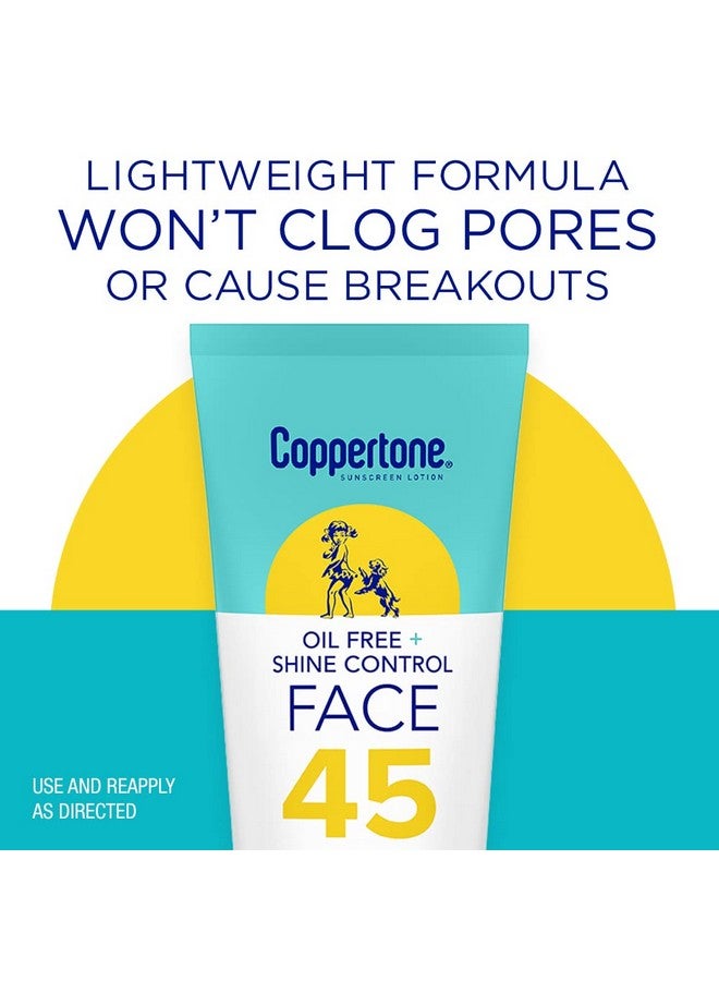 لوشن واقي من الشمس للوجه خالٍ من الزيوت والتحكم في اللمعان بمعامل حماية من الشمس 45، 2.5 أونصة سائلة. أوز. - Image 4