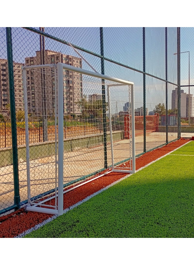 adelinspor - Silver Football Goal Net 3.0*2.20*0.8 M - Image 1