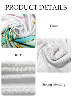 DUNISO Lightweight Beach Towel, 140*70cm Microfiber Beach Towels, Quick Dry Towel for Swimmers Sand Proof Beach Towels for Adults Kids, Cool Pool Towels Beach Accessories Absorbent Towel for Travel Swim Yoga  - Image 4
