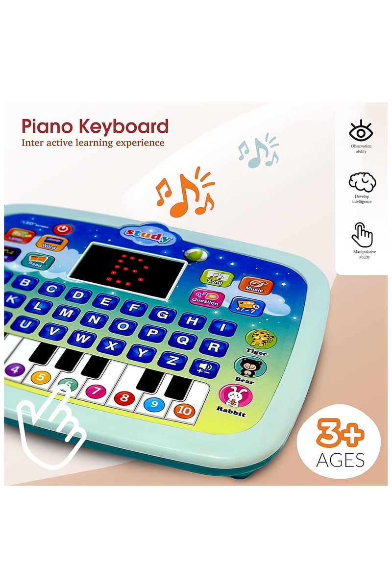 English Kids Learning Tablet - Interactive Educational Toy with LED Screen, Teaches Alphabet, Numbers, Reading, Math  Logic Games for Early Development Ages 3-6 - Image 3