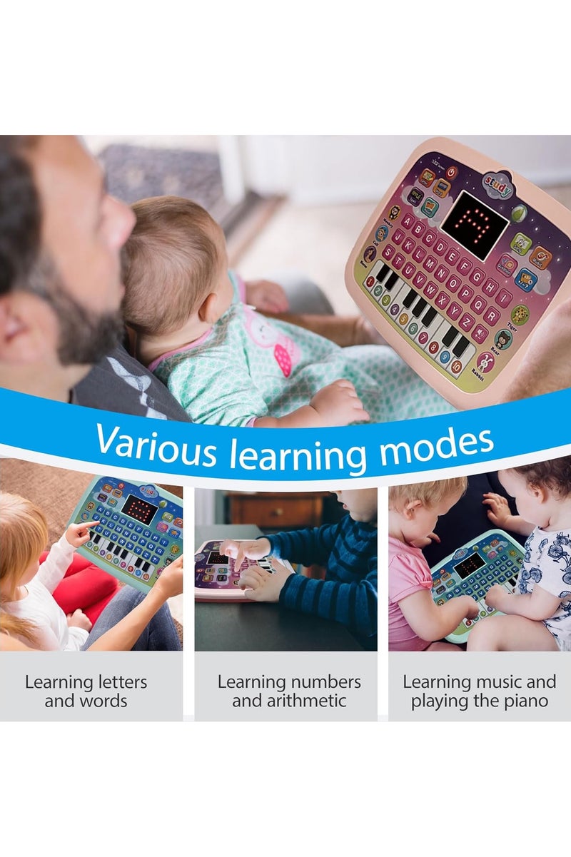 English Kids Learning Tablet - Interactive Educational Toy with LED Screen, Teaches Alphabet, Numbers, Reading, Math  Logic Games for Early Development Ages 3-6 - Image 5