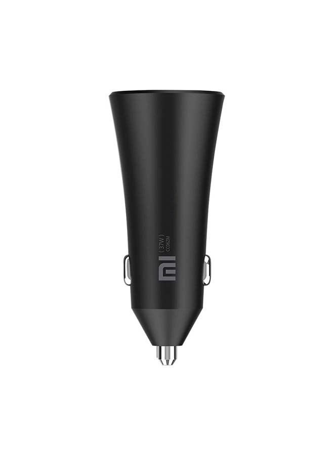 Xiaomi Mi 37W Dual-Port Car Charger Black - Image 1