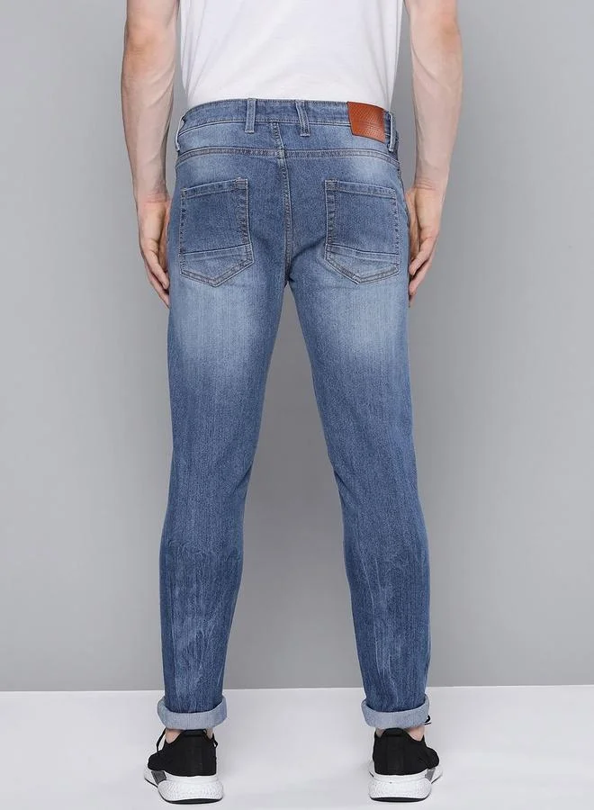 The Indian Garage Co  Men Slim Fit Solid Jeans for Men | Best Price UAE