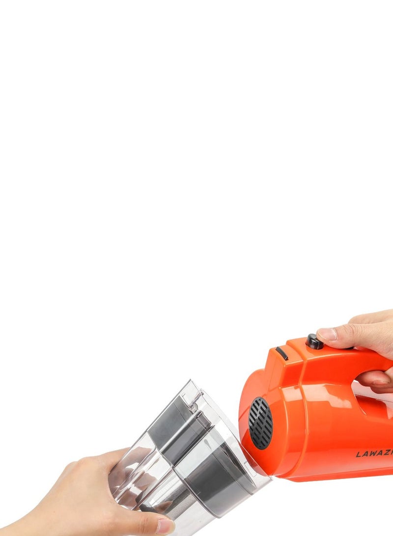 LAWAZIM Heavy Duty Cordless Vacuum Cleaner with Stainless Steel Filter - 100W Handheld Vacuum, 5.5kPa Suction, Rechargeable Battery, Pro Cyclone System, Lightweight and Compact, for Home, Car, Office - Image 4