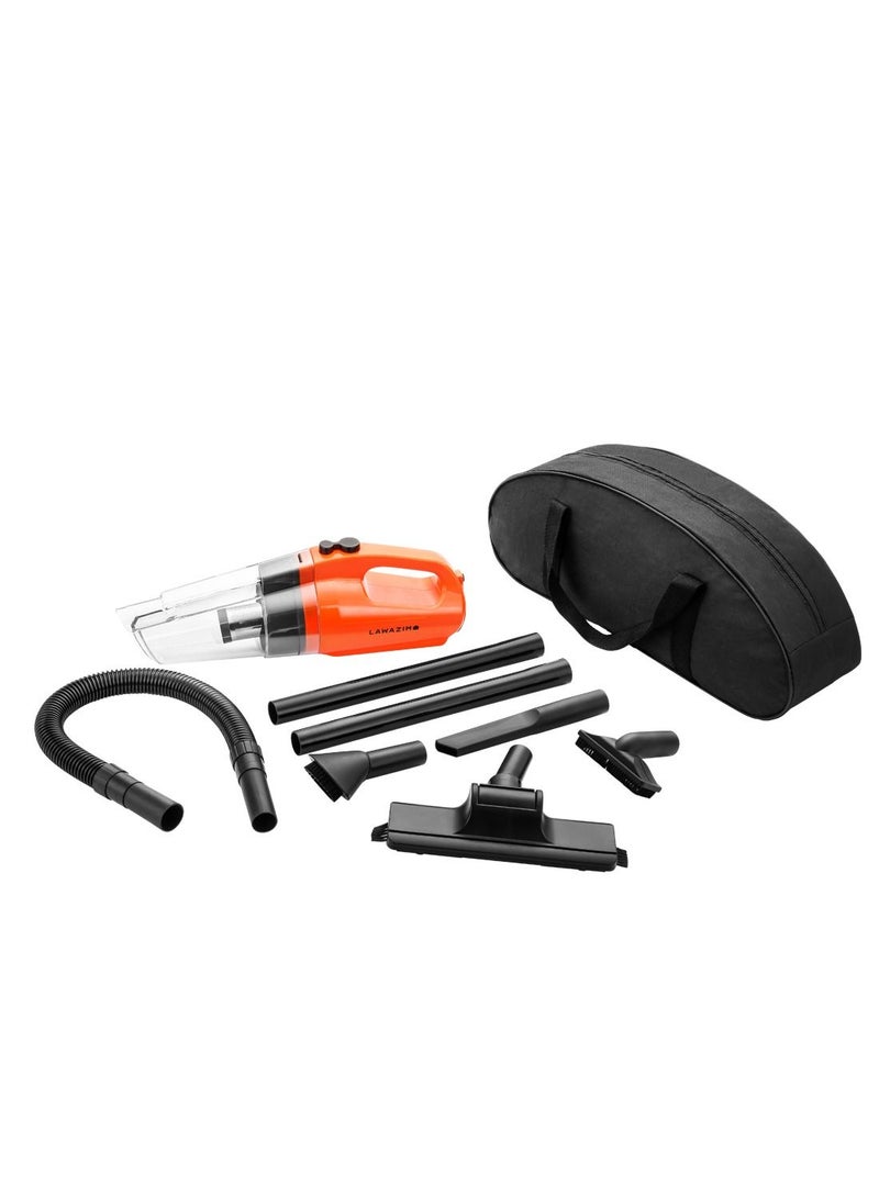 LAWAZIM Heavy Duty Cordless Vacuum Cleaner with Stainless Steel Filter - 100W Handheld Vacuum, 5.5kPa Suction, Rechargeable Battery, Pro Cyclone System, Lightweight and Compact, for Home, Car, Office - Image 3