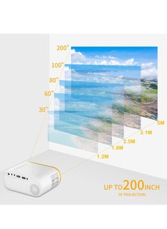 Generic New Upgraded Portable Home Theater Mini Projector For Office Home Outdoor Movie Nights Works With Mobile  - Image 5