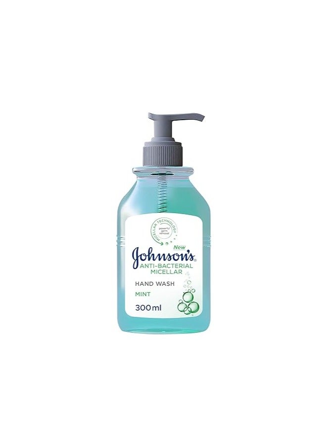 Hand Wash, Anti-Bacterial Micellar, Mint, 300ml
