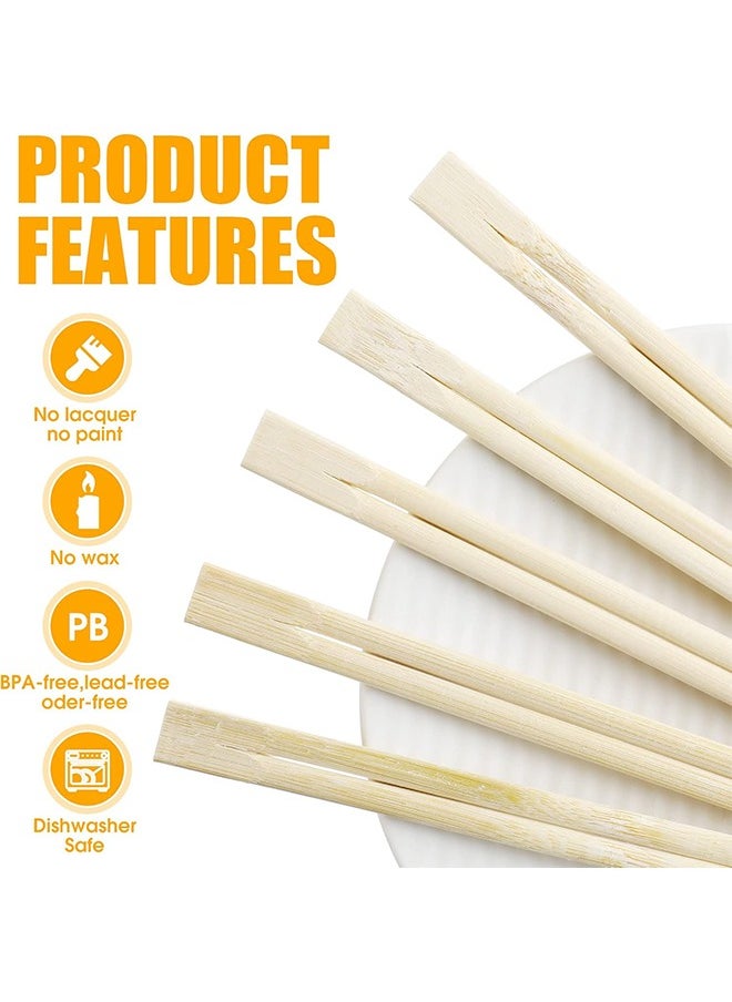 HS 100 Pairs Disposable Chopsticks, Bamboo Wooden Solid No Splinter Chopsticks, Individually Wrapped Disposable Wooden Chopstick With Paper Sleeve For Sushi, Asian Dishes, Noodles, 8.86 Inch  - Image 4