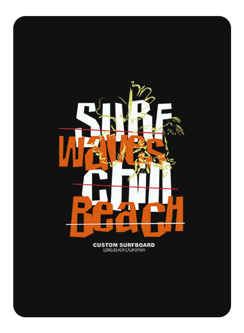 Theodor Protective Flip Case For Realme Pad 10.4 With Trifold Stand Auto Wake Sleep Shockproof Cover Surf waves chill beach copy - Image 1