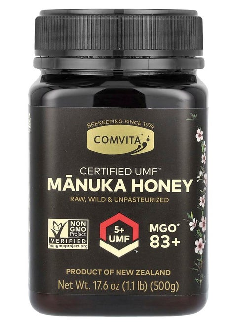 Manuka Honey UMF 5+ MGO 83+ 17.6 oz (500 g)
