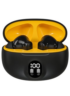 GRABIT True Wireless Earbuds Clear Sound & Smart Controls and 4-hour playtime (12 hours with case), and smart touch controls for effortless use. Master-slave switching allows independent earbud use. Compatible with iPhone, Samsung, OnePlus, Xiaomi, Huawei, HONOR, Google Pixel, iPads, and more. Features Type-C charging perfect for work, travel, and workouts.  - Image 1