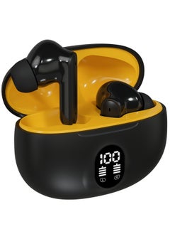 GRABIT True Wireless Earbuds Clear Sound & Smart Controls and 4-hour playtime (12 hours with case), and smart touch controls for effortless use. Master-slave switching allows independent earbud use. Compatible with iPhone, Samsung, OnePlus, Xiaomi, Huawei, HONOR, Google Pixel, iPads, and more. Features Type-C charging perfect for work, travel, and workouts.  - Image 2