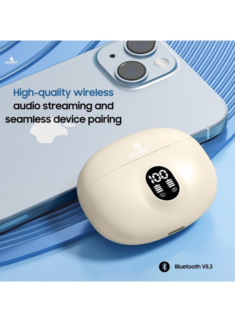 True Wireless Earbuds – Clear Sound, Smart Touch Controls & 12H Playtime