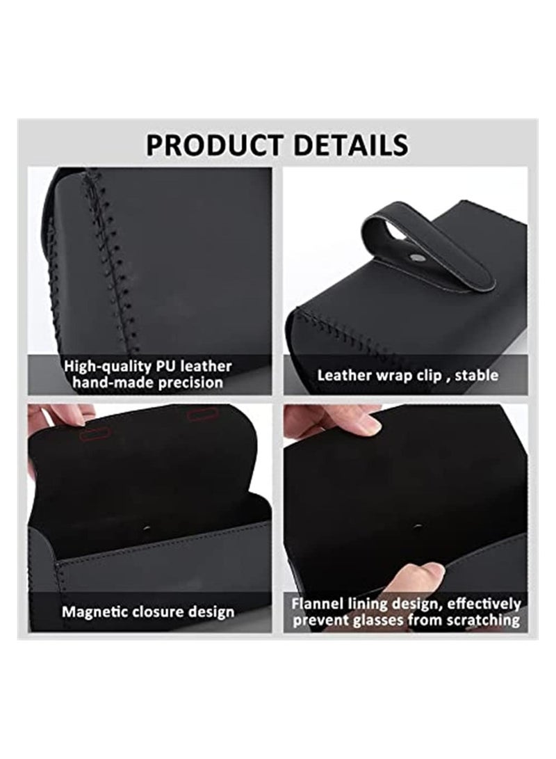 Excefore 1 Piece Sunglass Frame Glasses Storage Case For Car Visor With Hidden Magnetic Closure - Image 4