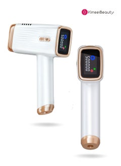 KinseiBeauty At-Home Hair Removal, IPL Hair Removal Device with Ice Cooling, 500,000 Flashes, 5 Energy Levels, Permanent Painless for Armpit Bikini Line Face Back Leg Arm  - Image 1