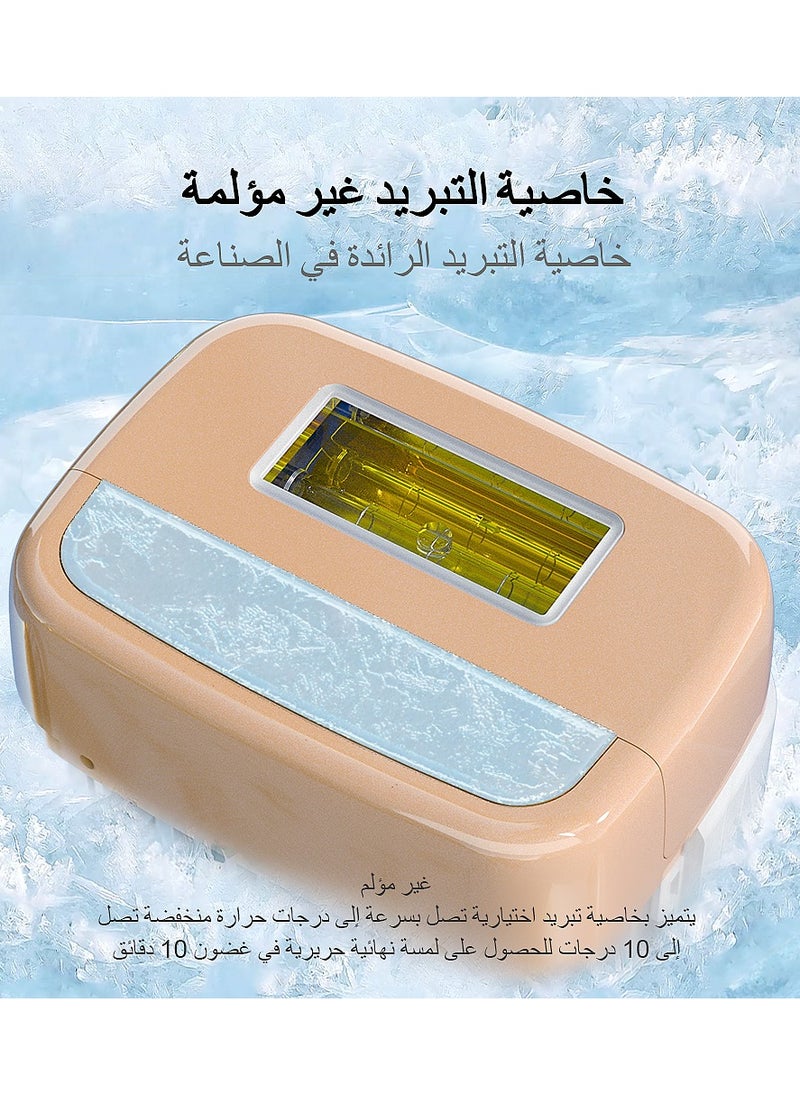 KinseiBeauty At-Home Hair Removal, IPL Hair Removal Device with Ice Cooling, 500,000 Flashes, 5 Energy Levels, Permanent Painless for Armpit Bikini Line Face Back Leg Arm  - Image 4
