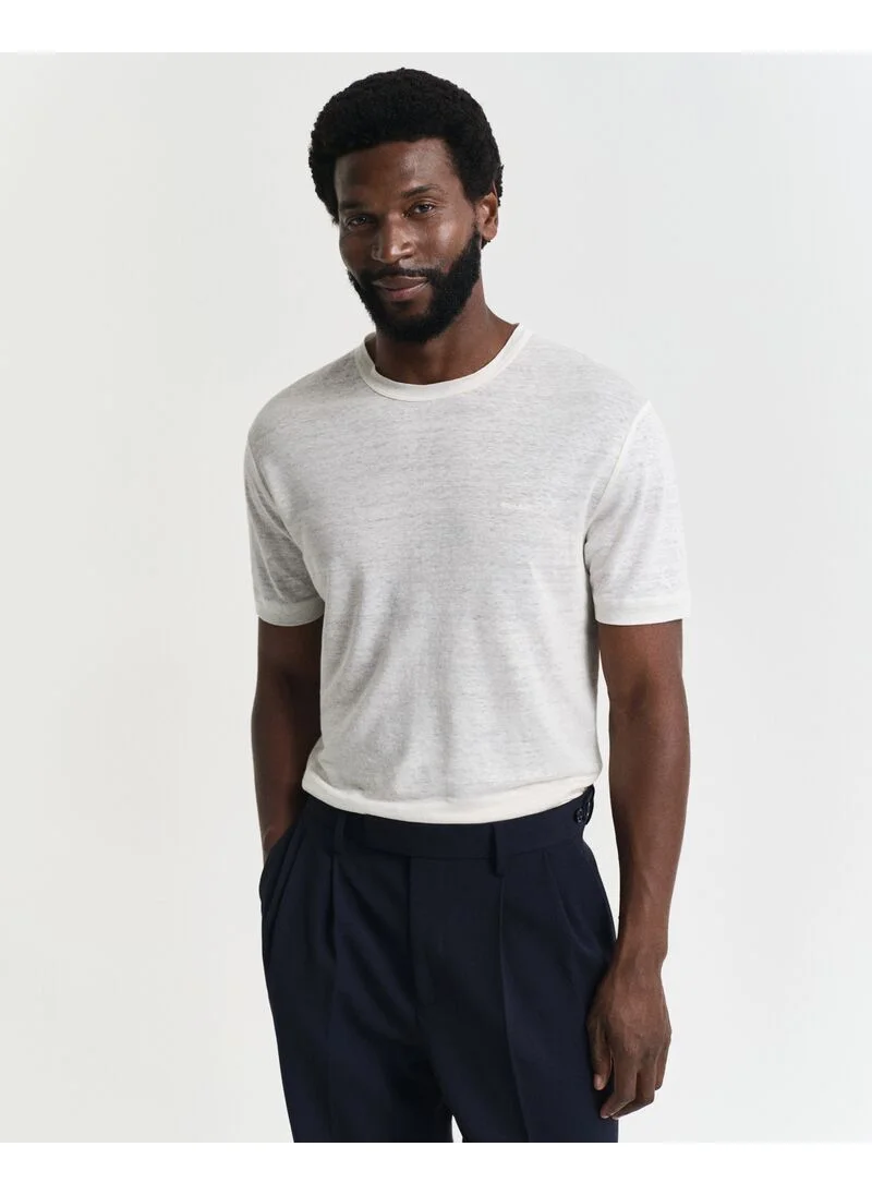 غانت Gant Linen Ss Tshirt
