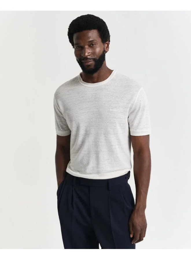 GANT Gant Linen Ss Tshirt
