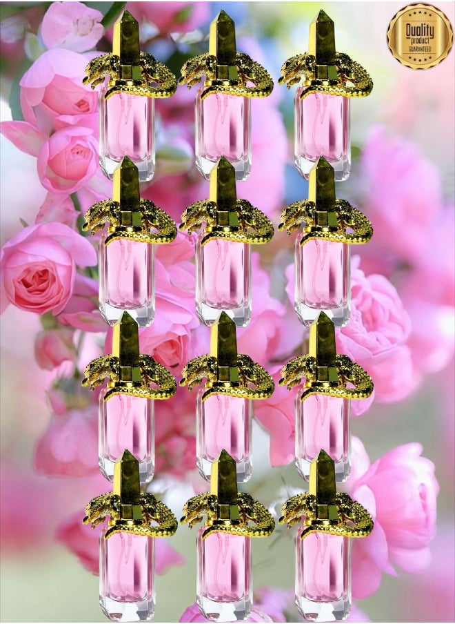 Pink gold 12 Pieces Classic Christian Pink Gold EDP 25ML  - Image 1