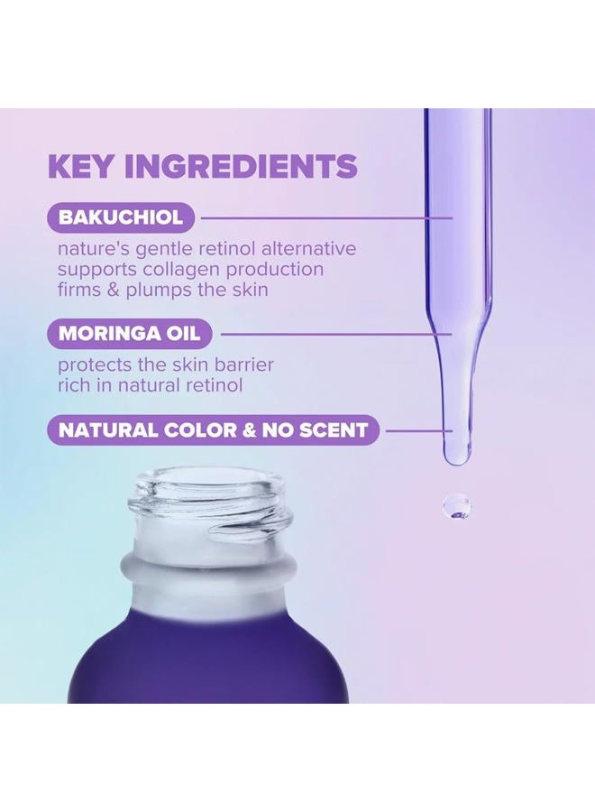 ClarityRx Better With Age Renewing Bakuchiol Face Serum for Anti-Aging, Gentle Alternative Retinol Serum, Plant Based, Cruelty Free, Paraben Free (1 fl oz) - Image 3